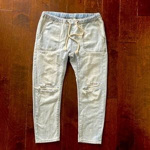 One Teaspoon Shabbies Drawstring Boyfriend Jeans